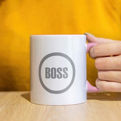 Caneca Cerâmica Bicolor