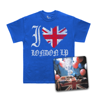 Bundle: T-Shirt Azul + ìman ou Porta-chaves