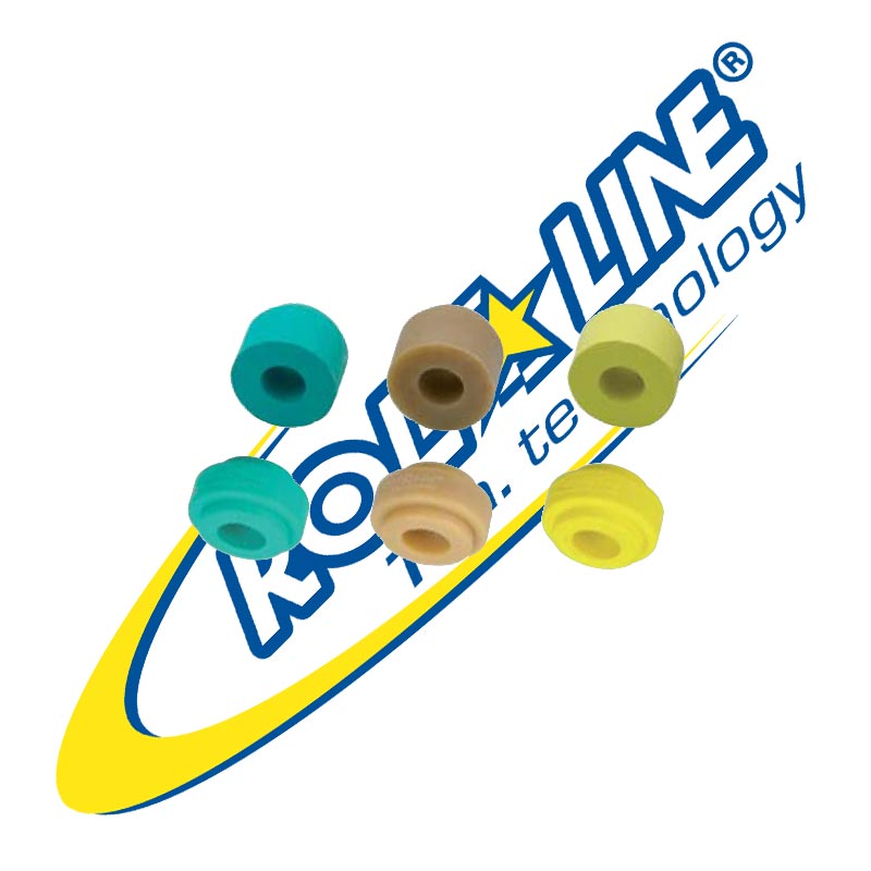 Amortecedores ROLL-LINE em borracha natural