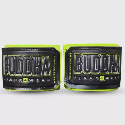 Buddha Semi-elásticas amarelo fluorescente