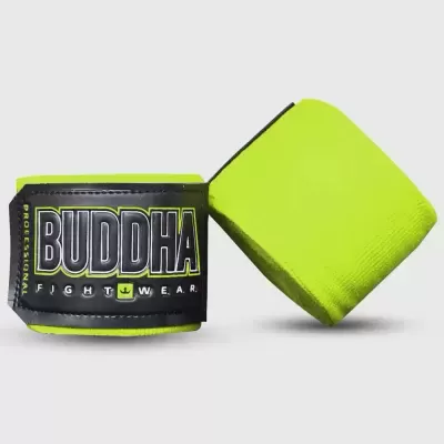 Buddha Semi-elásticas amarelo fluorescente