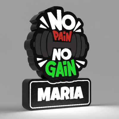 No pain no gain