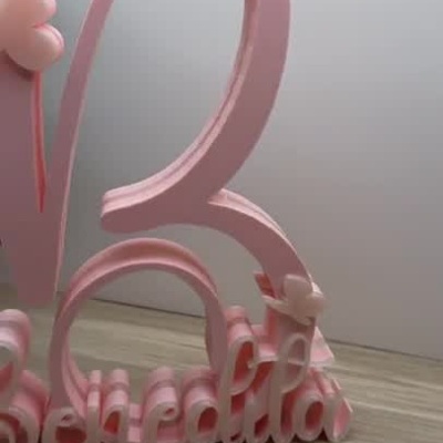 Letra Borboletas | Brilha Escuro