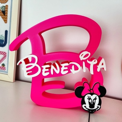 Letra Decorativa Minnie