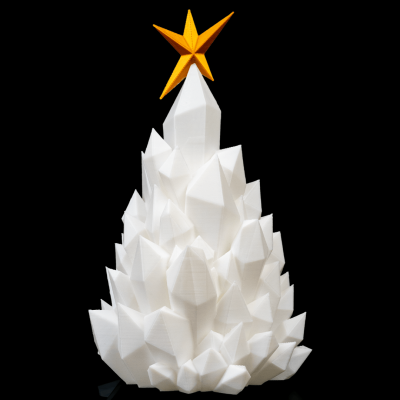 Árvore de Cristal Iluminada