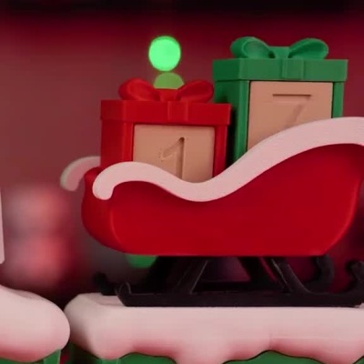 Comboio de Natal com Foto & Contagem