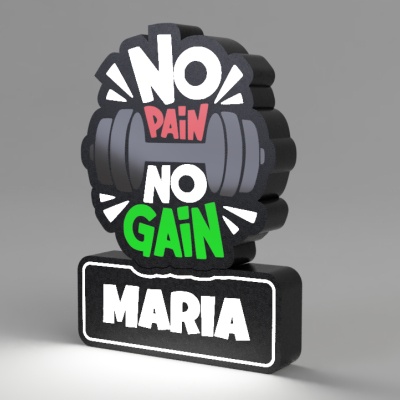 No pain no gain