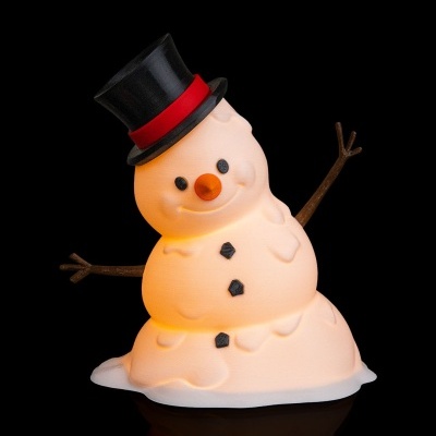 Boneco de Neve Iluminado