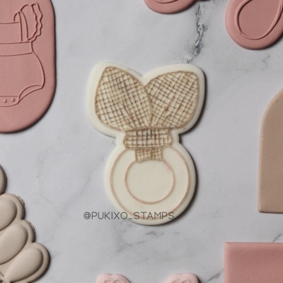 Carimbo + cortador - Brinquedo / Anel de dentição