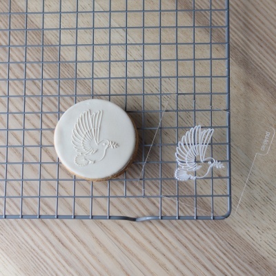 Carimbo de bolachas - Pomba