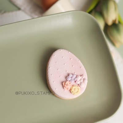 Carimbo de padrão - Renda pontilhada