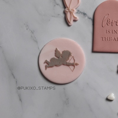 Carimbo de bolachas - Cupido (relevo)