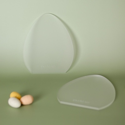 STOCK-OFF - Discos acrílicos para bolos - ovo vertical - 15 cm