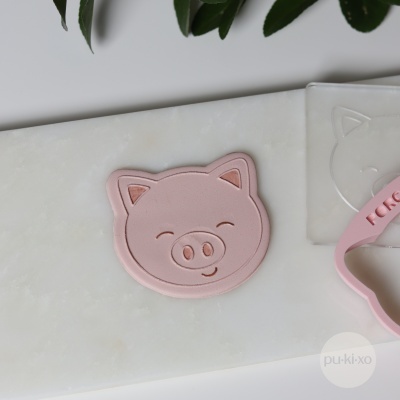 Carimbo + cortador porquinho