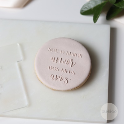 Carimbo de bolachas - Maior amor dos avós