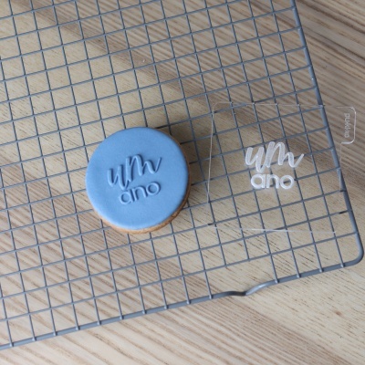 Carimbo de bolachas - Um ano