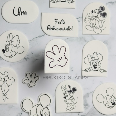 Carimbo de bolachas - Luva do Mickey