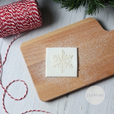 Carimbo de bolachas - Floco de neve