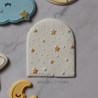 Carimbo de padrão - Estrelinhas