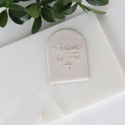 Carimbo de bolachas - Profissão de Fé