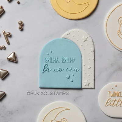 Carimbo de bolachas - Brilha brilha