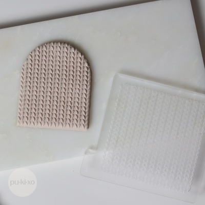 Carimbo de padrão - Tricot