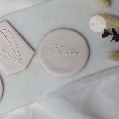 Carimbo de bolachas - Noivo