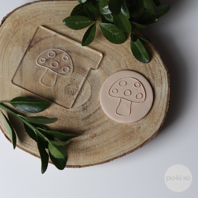 Carimbo de bolachas - Cogumelo