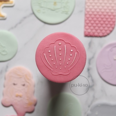 Carimbo de bolachas - Concha