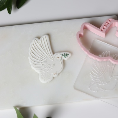 Carimbo + cortador Pomba