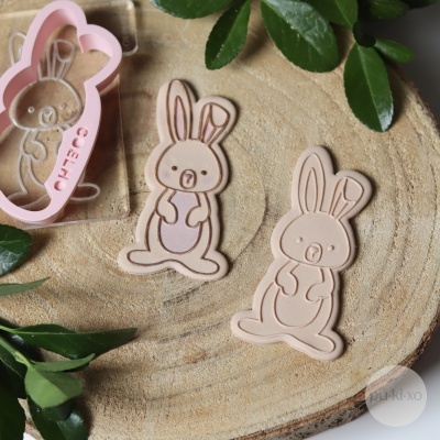 Carimbo + cortador Coelho