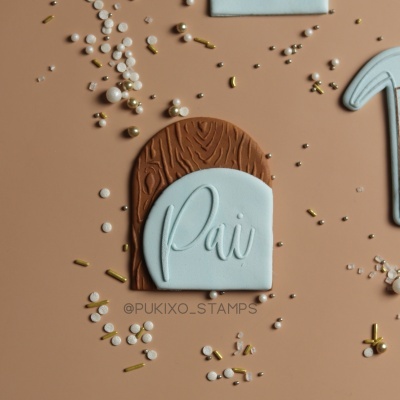 Carimbo de bolachas - Pai