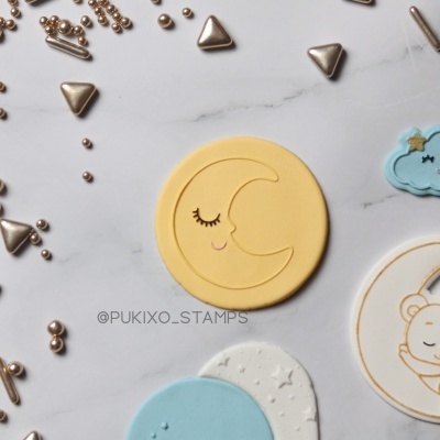 Carimbo de bolachas - Lua