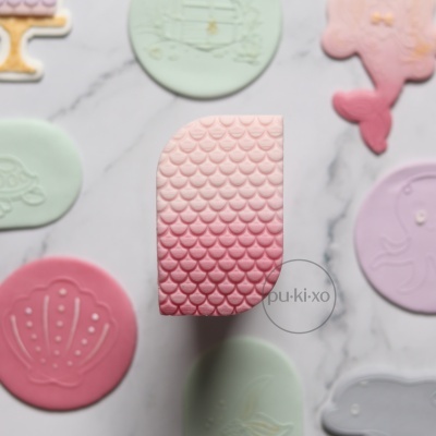 Carimbo de padrão - Escamas