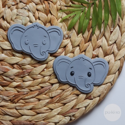 Carimbo + cortador Elefante