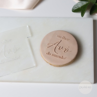 Carimbo de bolachas - Avó