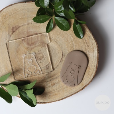 Carimbo de bolachas - Urso