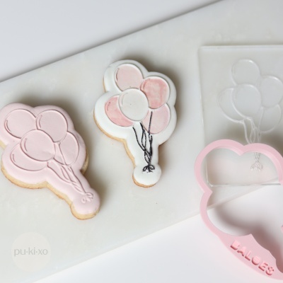 Carimbo + cortador Balões