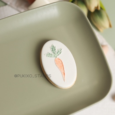 Carimbo de bolachas - Cenoura realista