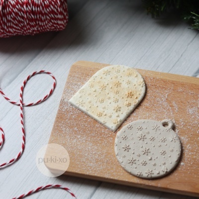 Carimbo de padrão - Flocos de Neve