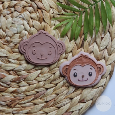 Carimbo + cortador Macaco