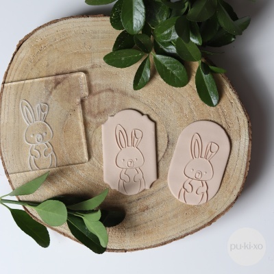 Carimbo de bolachas - Coelho