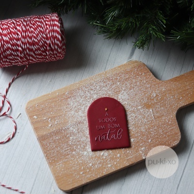 Carimbo de bolachas - A todos um bom Natal