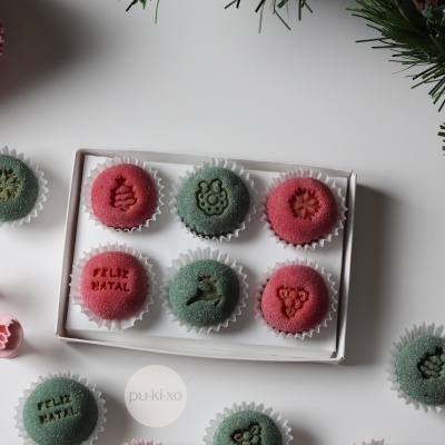 Carimbos para brigadeiros - Natal