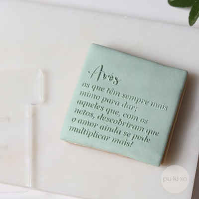 Carimbo de bolachas - Avós - definição