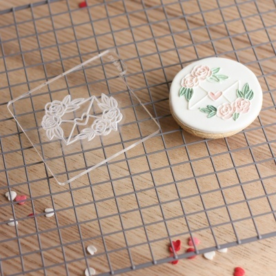 Carimbo de bolachas - Carta