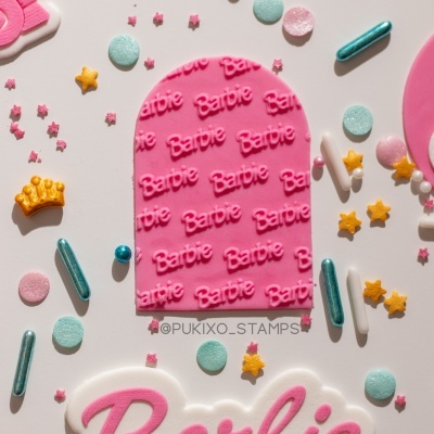 Carimbo de padrão - Padrão Barbie