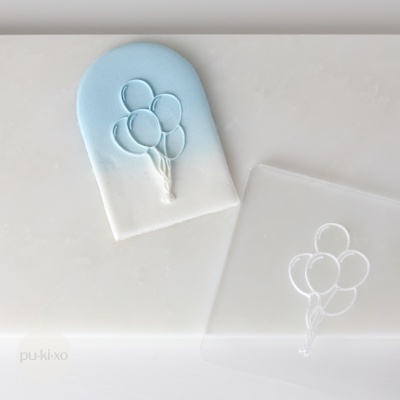 Carimbo de bolachas - Balões