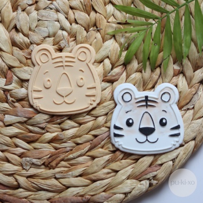 Carimbo + cortador Tigre