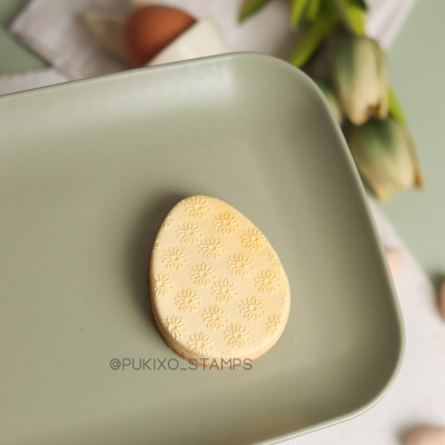 Carimbo de padrão - Margaridas